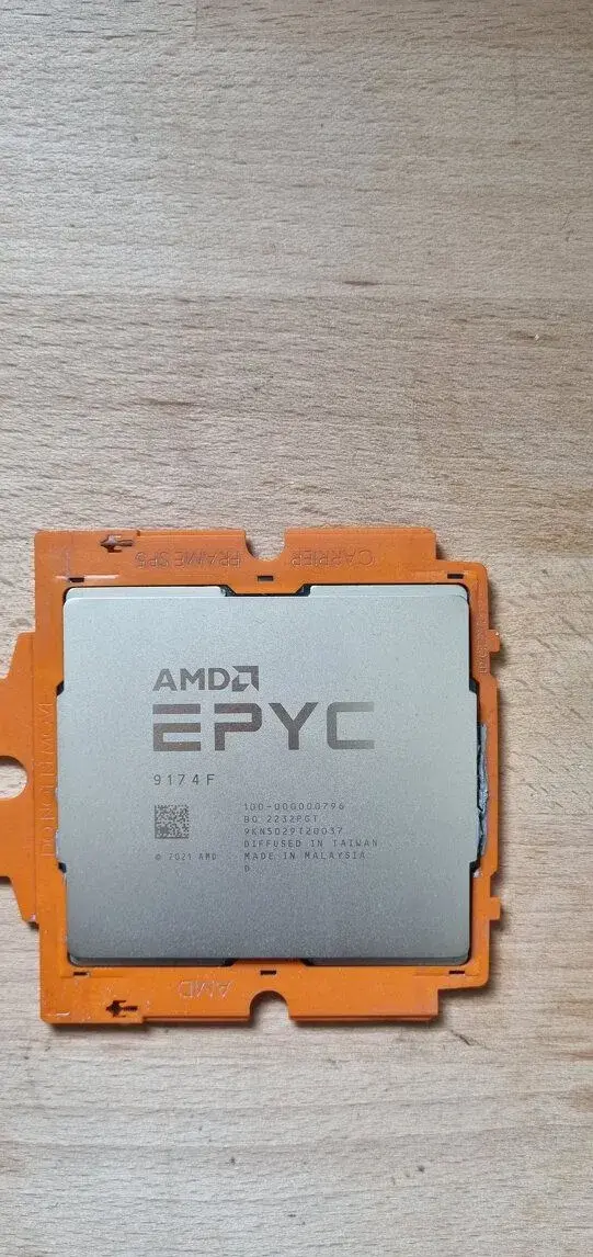 AMD EPYC Genoa 9174F 16-Core 4.1GHz SP5 256MB ZEN4