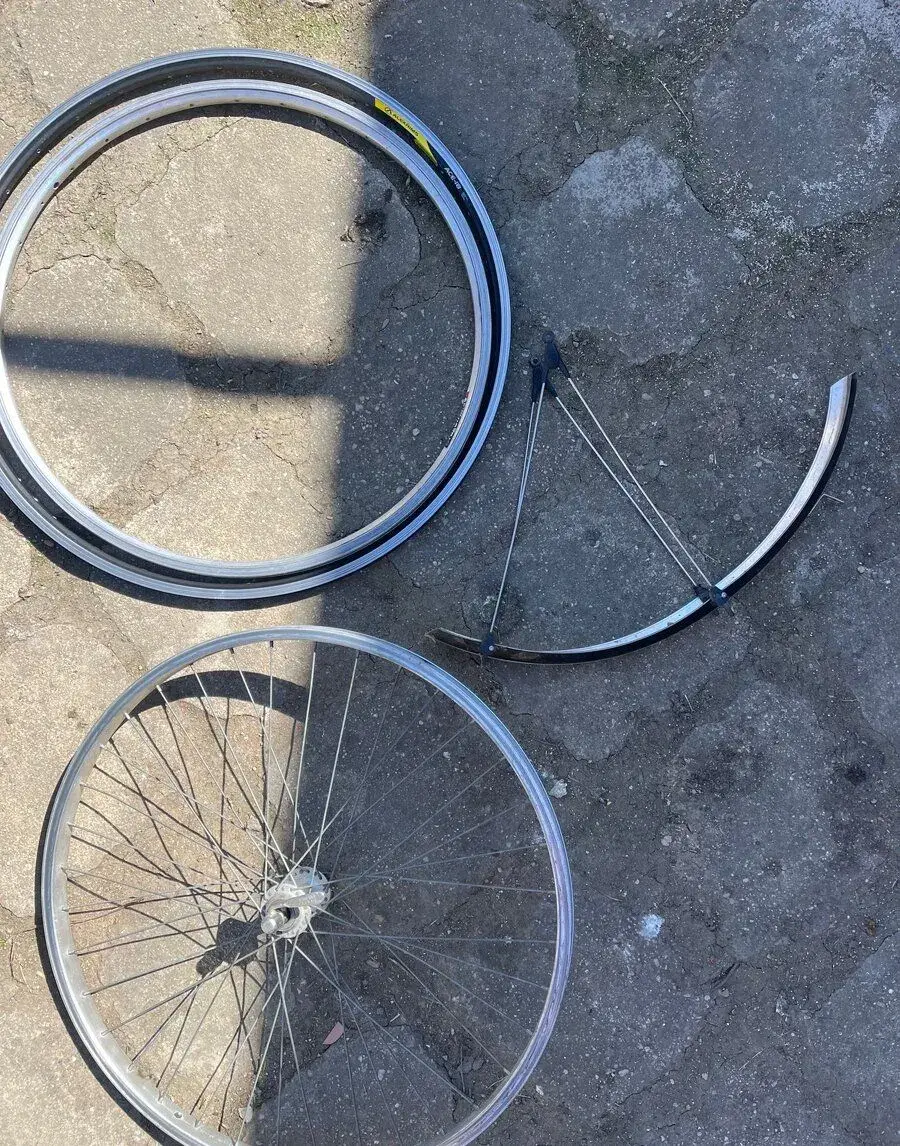 Silniční ráfky + přední kolo 28” Alexrims ACE18