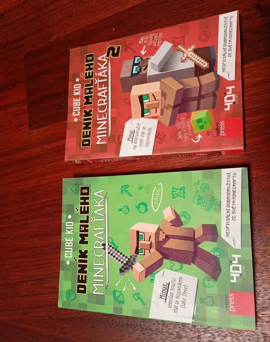 deník malého minecrafťáka 1. a 2. díl