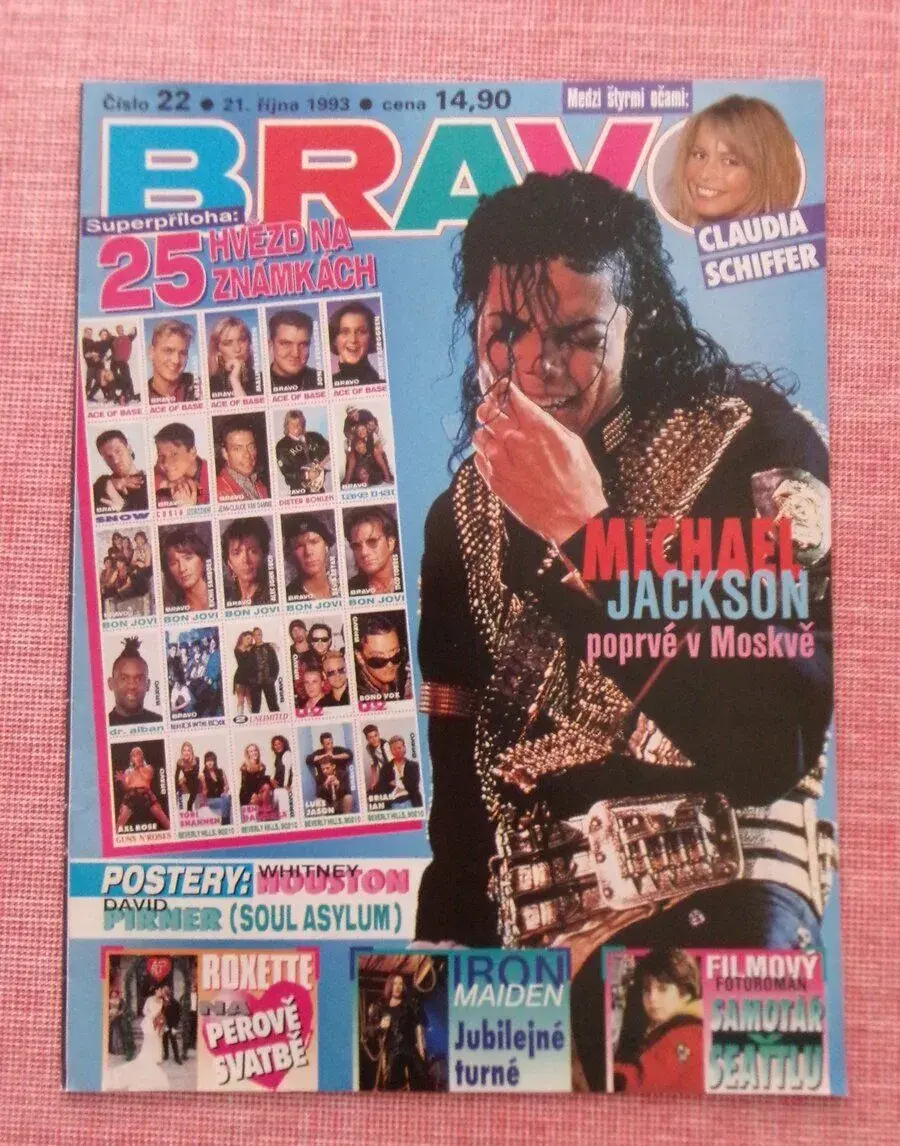 Bravo 22/1993 - komplet + 25 hvězd na známkách.