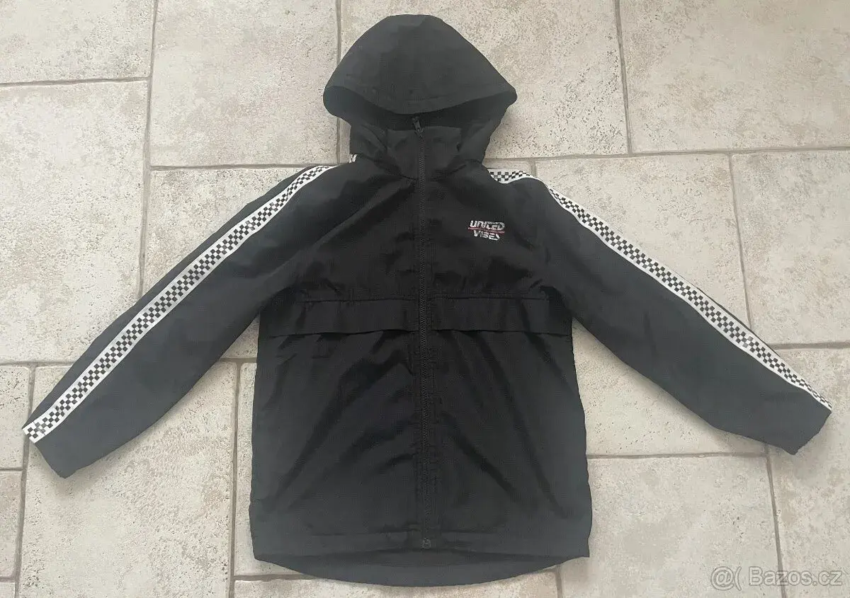 Černá přechodová bunda, zn. H&M, vel. 146