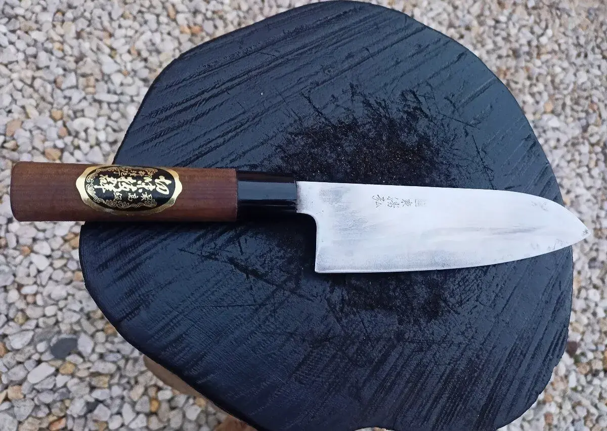 Originální japonský vintage kuchyňský nůž typu Santoku 2