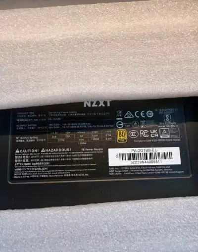 NZXT C1200 Gold 1200 W – ATX 3.1, modulární PC zdroj