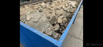 Výkopové práce-kontejnery štěrk písek Kontejner 6m3