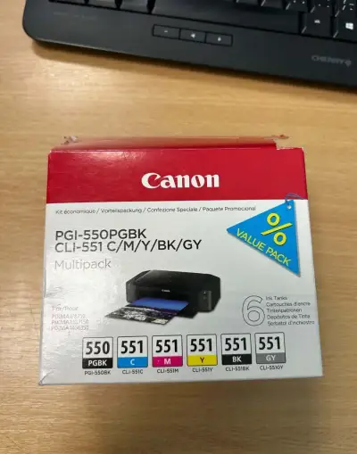 Canon PGI-550 + CLI-551 C/ M/ Y/ BK/ GY Multi pack