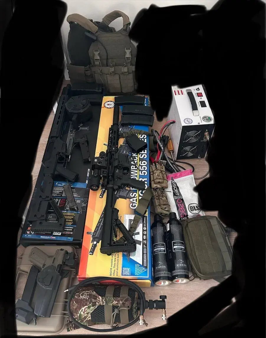 Menší HPA airsoft kolekce