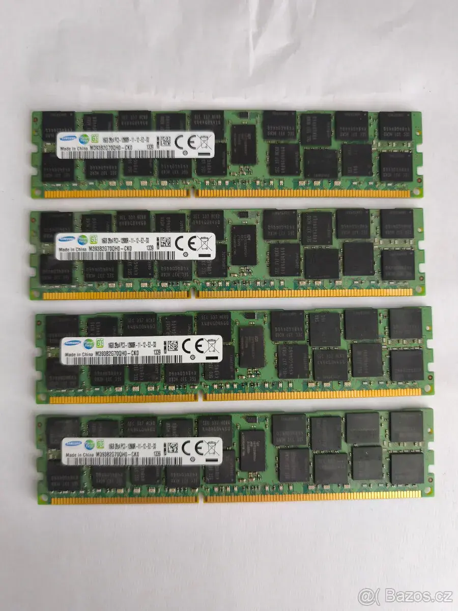 4x16GB celkem 64GB
