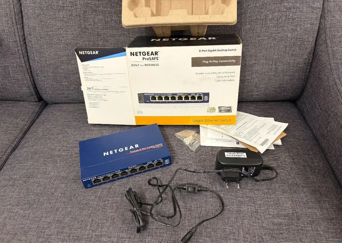 Switch Netgear Prosafe GS108