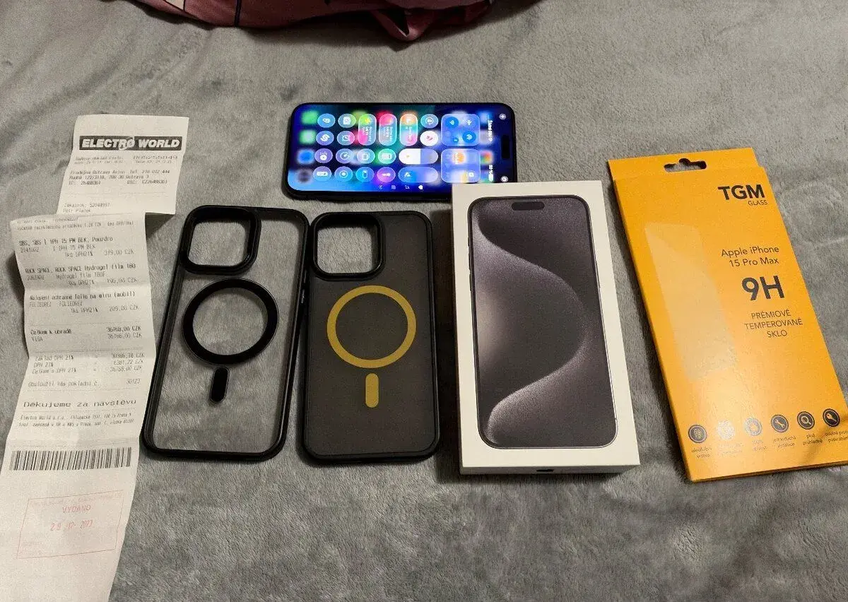 IPhone 15 pro max 256 GB krásný stav