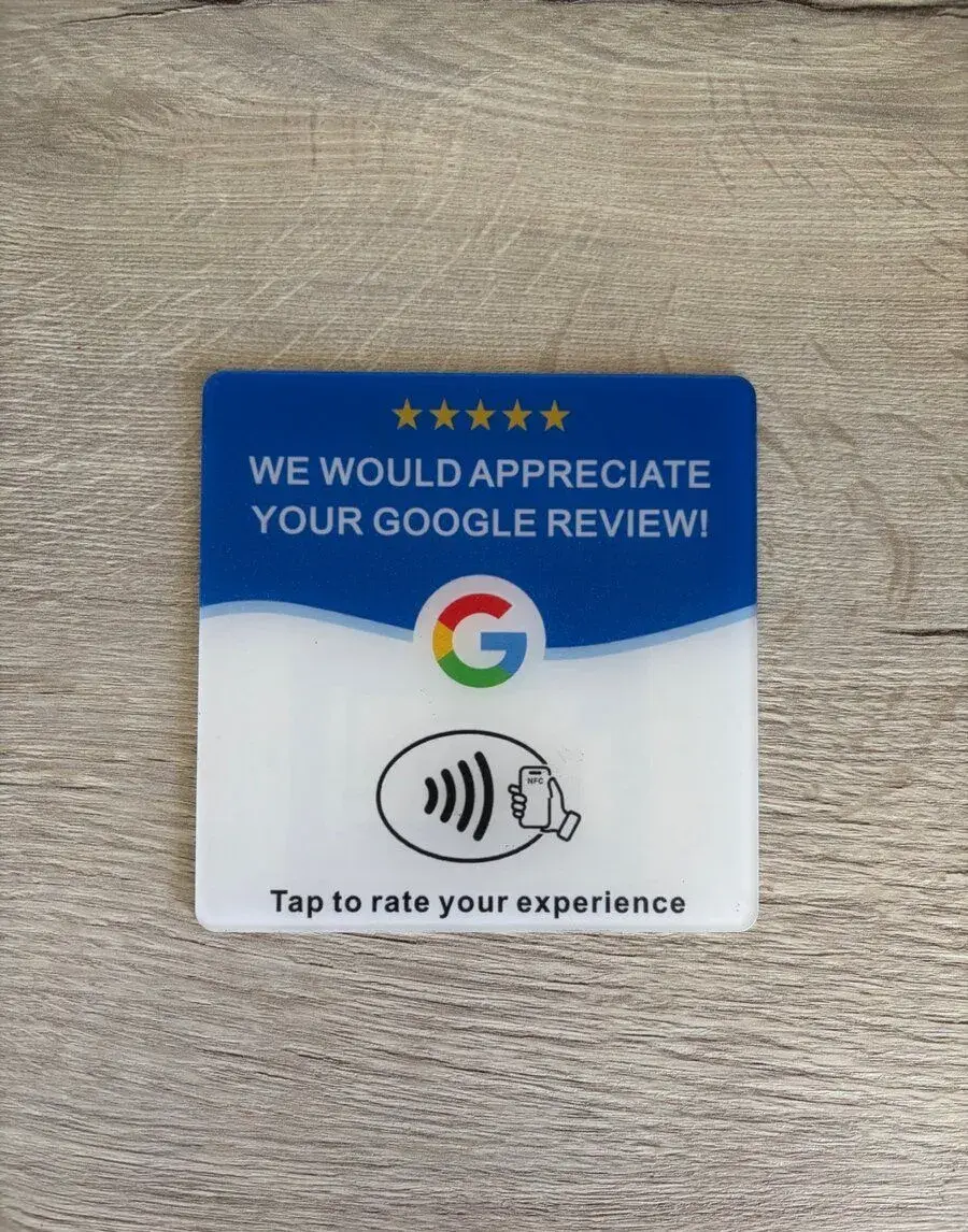 karta na google recenze s nfc čipem
