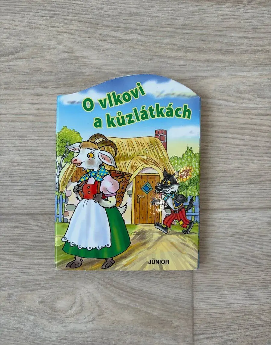 O vlkovi a kůzlátkách - kniha, leporelo