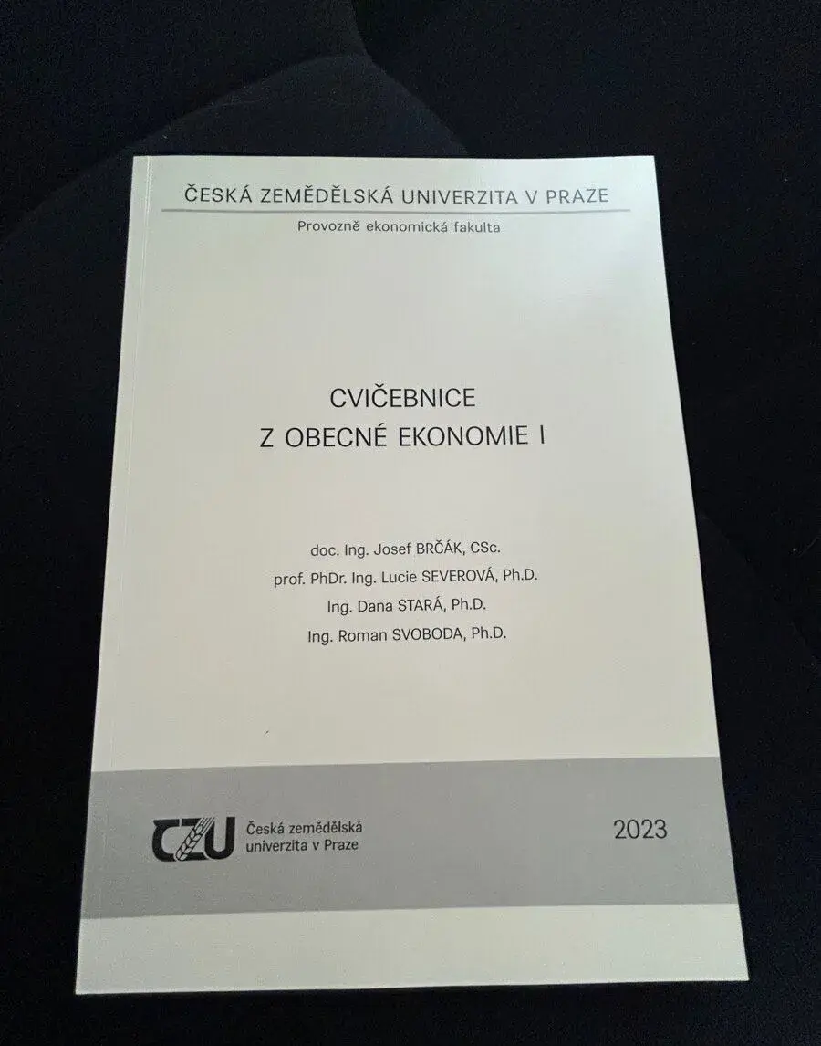 Vysokoškolské učebnice ČZU - ekonomika a management