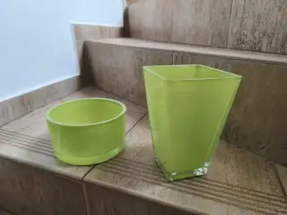 Sklo, broušený křišťál,keramika