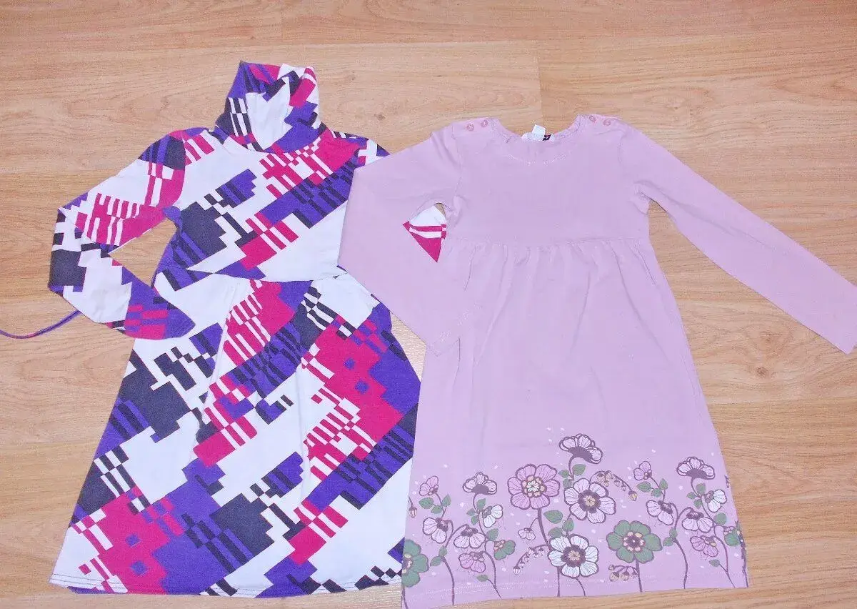 Dívčí šaty vel.122/128 zn.H&M a 134/140 zn.Y.D
