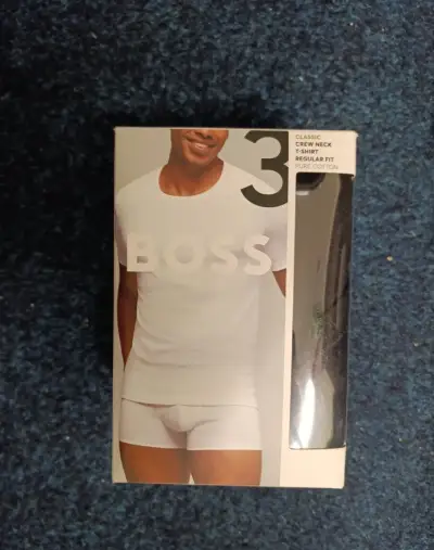 3x Pánská trička HUGO BOSS Classic, XL (3-pack)
