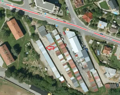 Pronájem garáže Blansko 9. května.
