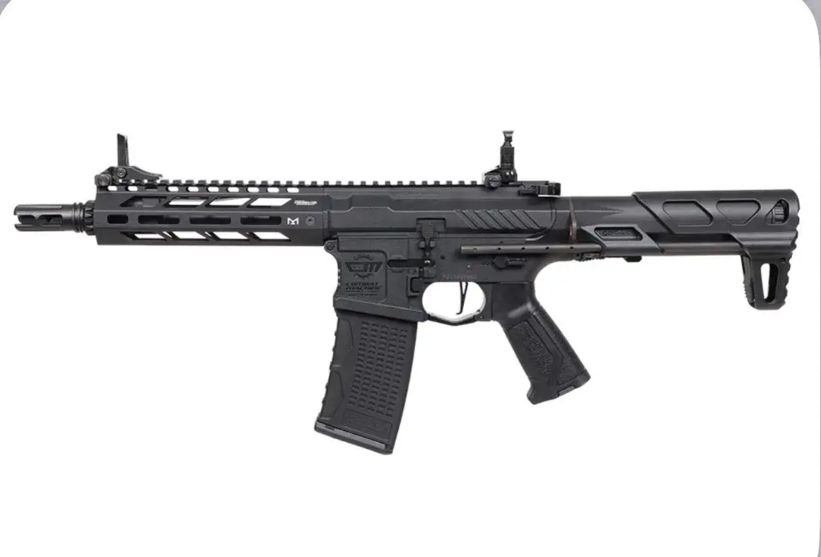 Airsoft G&G CM16 SRS M-LOK + kolimátor + 4 zásobníky