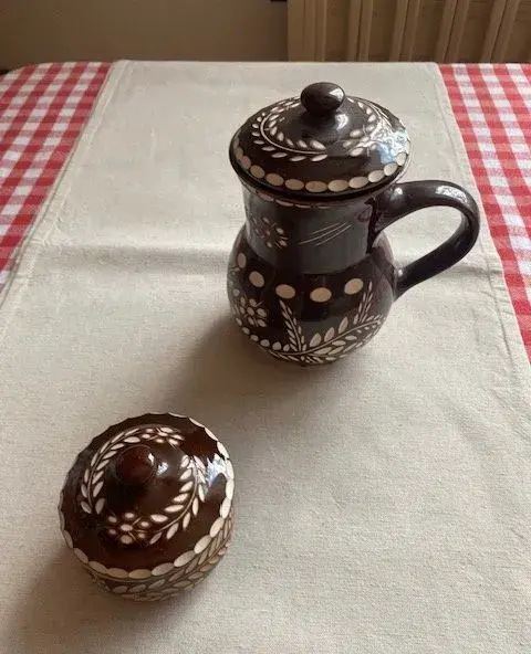 Souprava na přípravu čaje - keramika