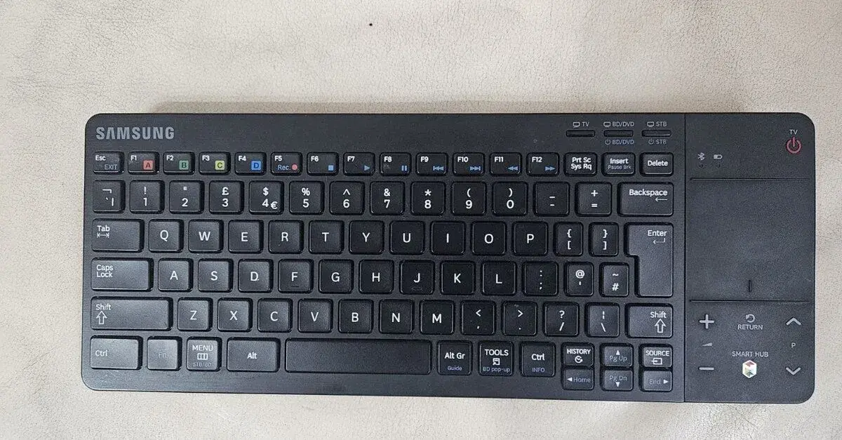 Bluetooth klávesnice k TV Samsung