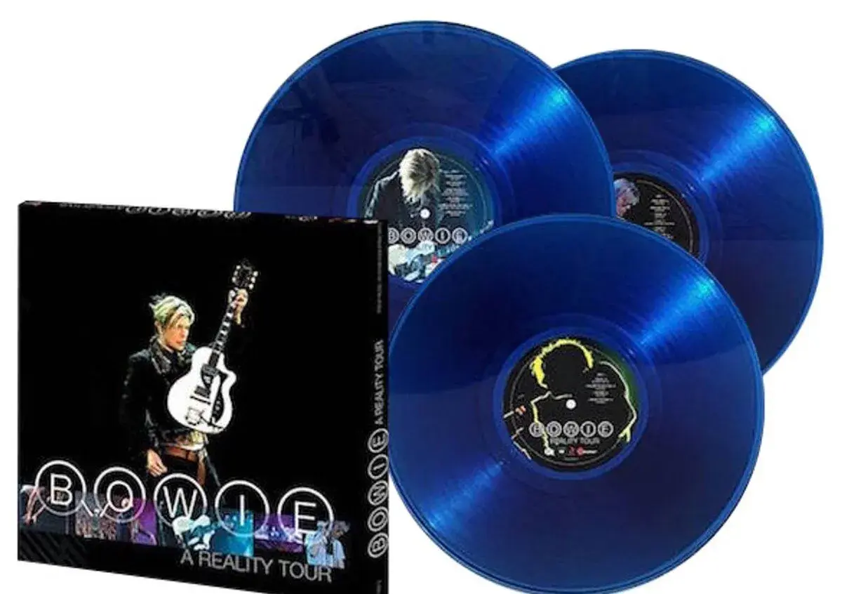 3LP BOX - DAVID BOWIE - A REALITY TOUR - Blue vinyl - RARE