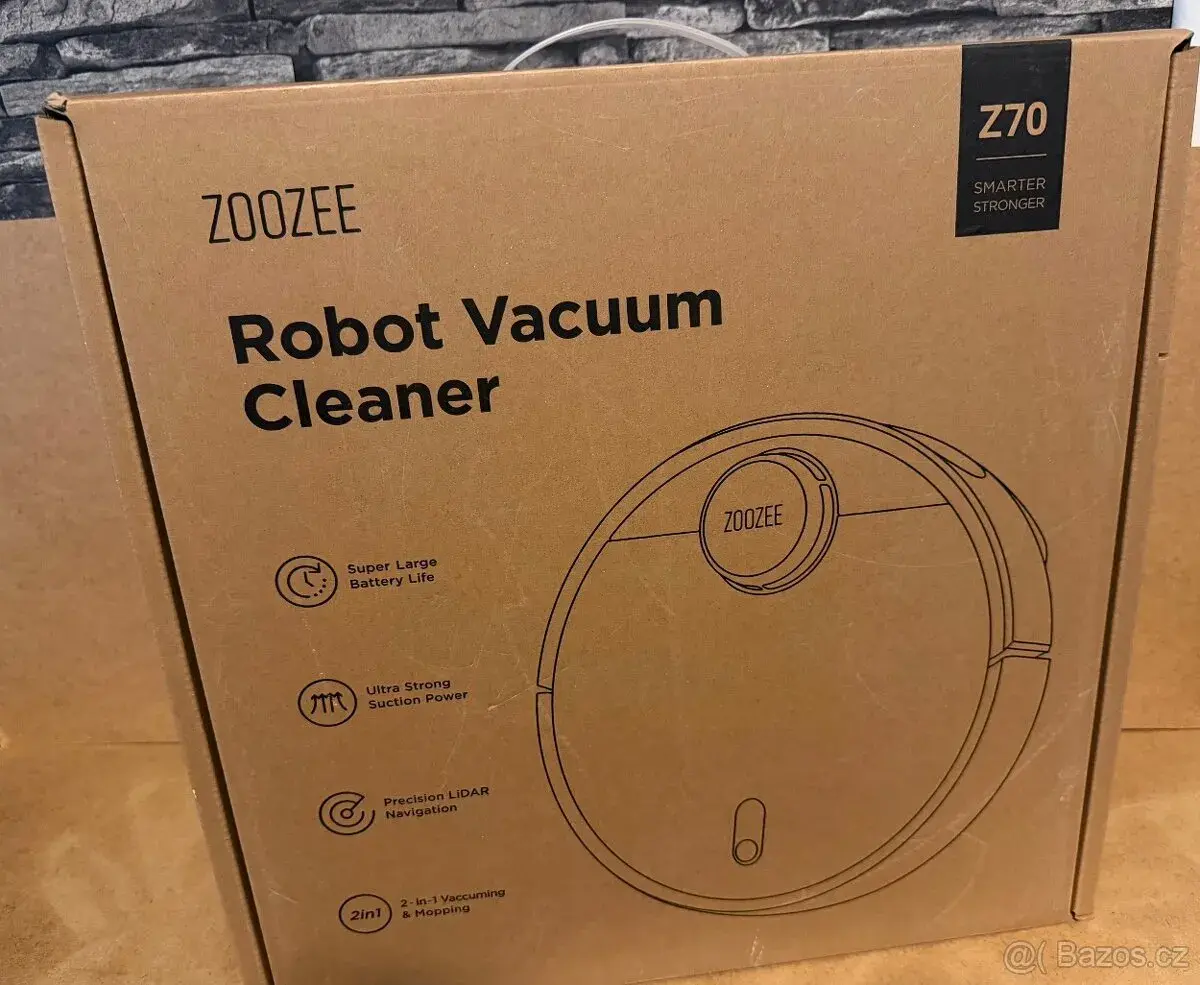 ZOOZEE Z70 – ROBOTICKÝ VYSAVAČ 2v1 MOPOVÁNÍ