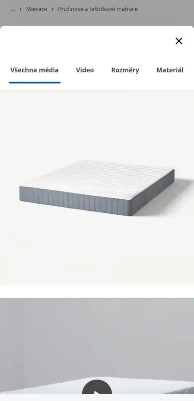 Matrace IKEA 160x200