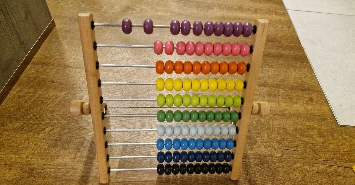 Dřevěné počítadlo IKEA