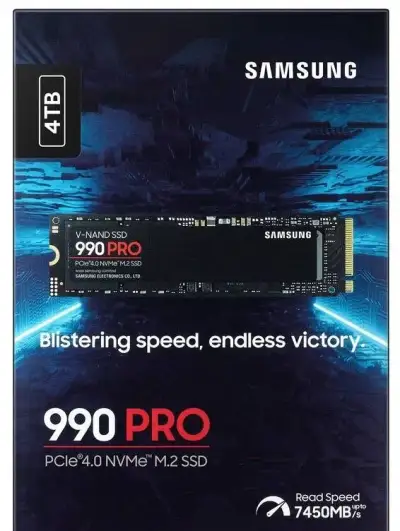 Samsung 990 PRO 4TB M.2 (MZ-V9P4T0BW)