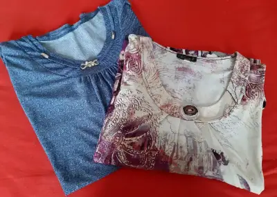 2x tunika - vel. EUR 46/48 - velmi dobrý stav