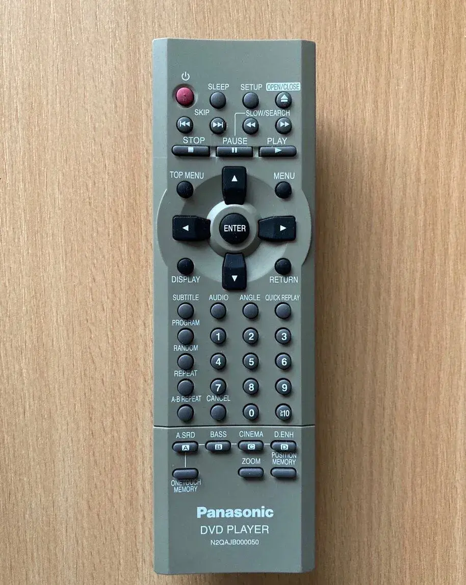 Dálkové ovládání PANASONIC DVD N2QAJB000050