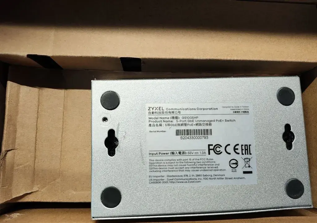 Zyxel GS1005HP 5port Gigabit PoE+ switch nový