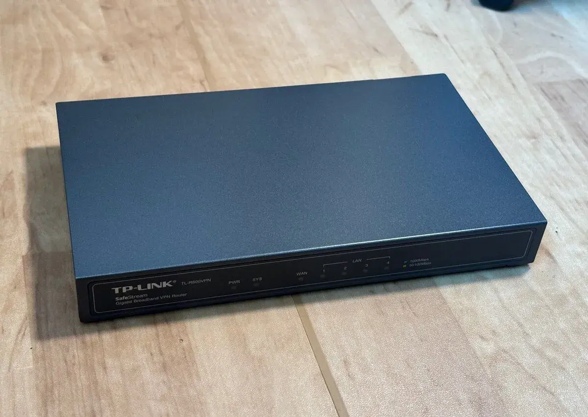 TP-Link TL-R600VPN V2 – gigabitový VPN router, stav