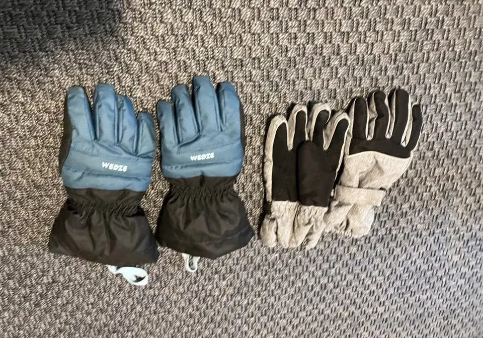 Dětské rukavice Decathlon GL500 velmi pěkné vel.6 let