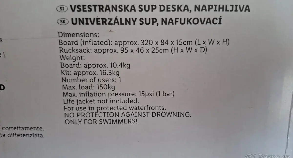 Zábavný Paddelboard Mistral